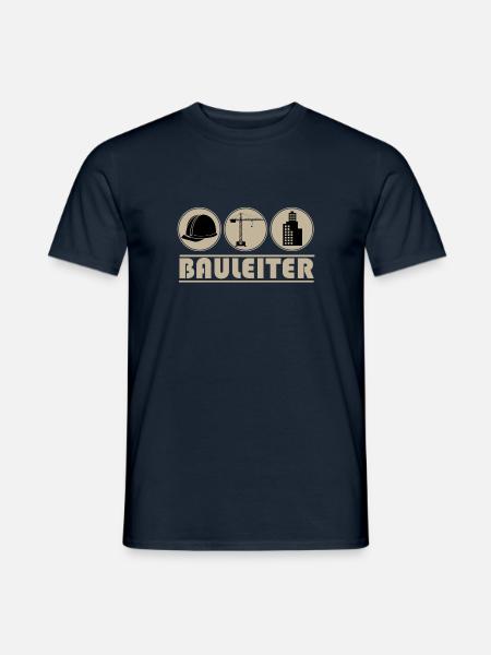 Bauleiter - Baustelle - Männer T-Shirt - Navy