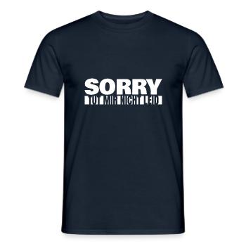 Übergewicht klingt immer so negativ - Männer T-Shirt - Navy - Vorne - AI Model Male 178 light (178cm)