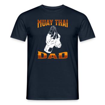 Muay Thai Boxe Muay Thai - T-shirt homme - marine - Devant - AI Model Male 178 light (178cm)
