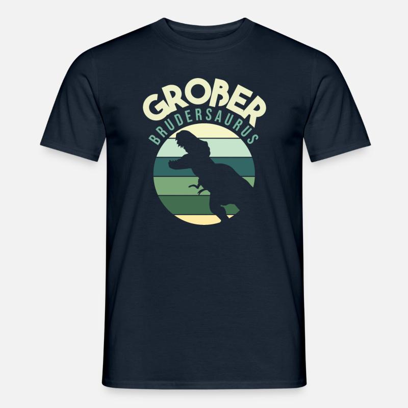 Großer Bruder Brudersaurus - Männer T-Shirt - Navy