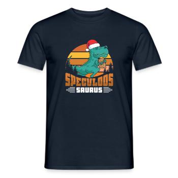 Speculoos Saurus - Männer T-Shirt - Navy - Vorne - AI Model Male 178 light (178cm)