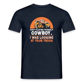 I was looking at your truck Lifted Truck - Männer T-Shirt - Navy - Vorne - AI Model Male 178 light (178cm)