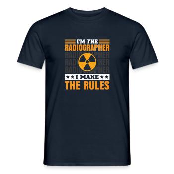 Im a radiographer because i don't mind hard work - Männer T-Shirt - Navy - Vorne - AI Model Male 178 light (178cm)