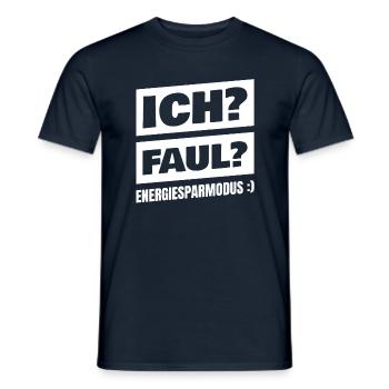 Ich glaube mir nicht mal selbst - Männer T-Shirt - Navy - Vorne - AI Model Male 178 light (178cm)