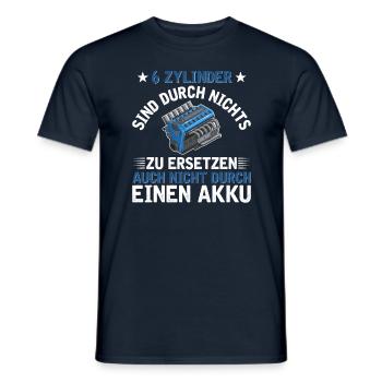 6 Zylinder Tuner Tuning V6 - Männer T-Shirt - Navy - Vorne - AI Model Male 178 light (178cm)