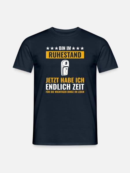 Rentner Rente Rentenbeginn Geocaching - Männer T-Shirt - Navy