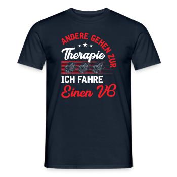 6 Zylinder Tuner Tuning V6 - Männer T-Shirt - Navy - Vorne - AI Model Male 178 light (178cm)