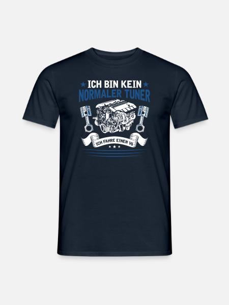 6 Zylinder Tuner Tuning V6 - Männer T-Shirt - Navy