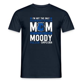 Polizei Polizist Polizeibeamte - Männer T-Shirt - Navy - Vorne - AI Model Male 178 light (178cm)