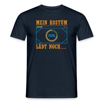 Mein Kostüm Lädt Noch - Männer T-Shirt - Navy - Vorne - AI Model Male 178 light (178cm)