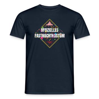 Offizielles Fastnachtkostüm - Männer T-Shirt - Navy - Vorne - AI Model Male 178 light (178cm)