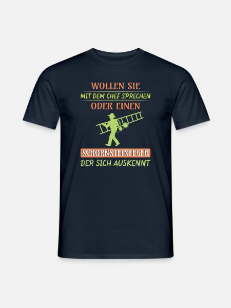 Schornsteinfeger Herren - Männer T-Shirt - Navy