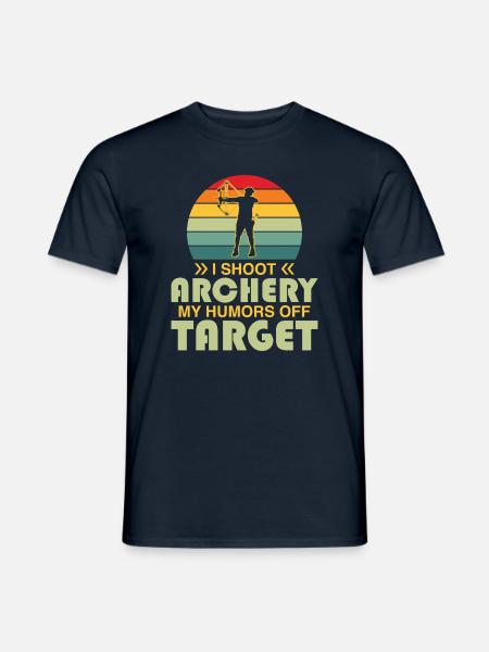 Bogenschießen Bogenschütze - Männer T-Shirt - Navy