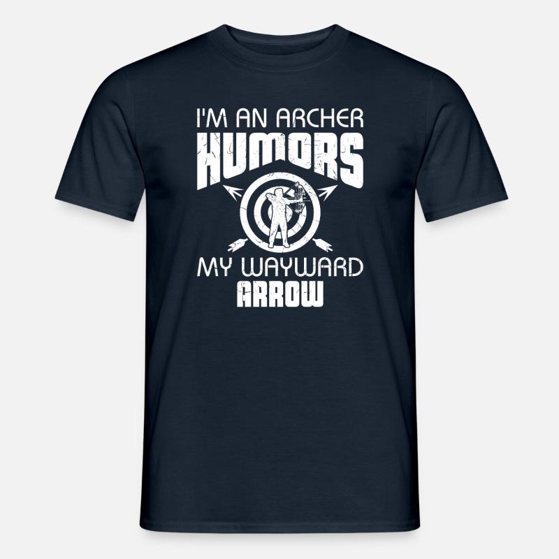 Bogenschießen Bogenschütze - Männer T-Shirt - Navy