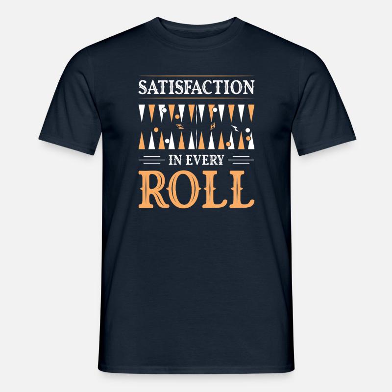 Backgammon Spiel - Männer T-Shirt - Navy