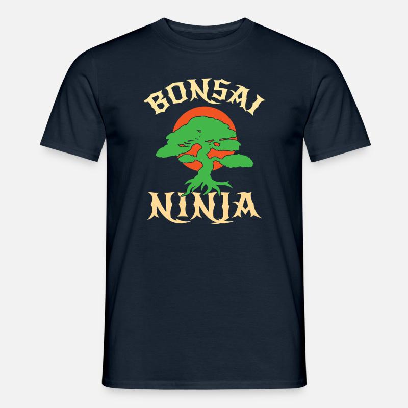 Bonsai Tree - Männer T-Shirt - Navy