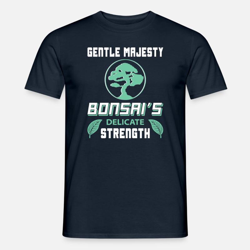 Bonsai Tree - Männer T-Shirt - Navy