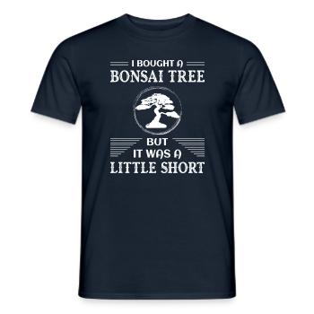 Bonsai Tree - Männer T-Shirt - Navy - Vorne - AI Model Male 178 light (178cm)