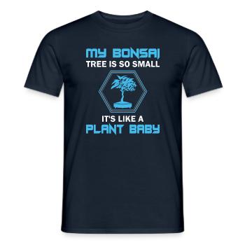 Bonsai Tree - Männer T-Shirt - Navy - Vorne - AI Model Male 178 light (178cm)
