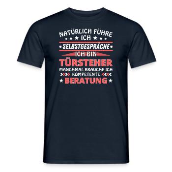 I'm Talking to Yourself - Bouncer Edition - Men's T-Shirt - navy - Front - AI Model Male 178 light (178cm)