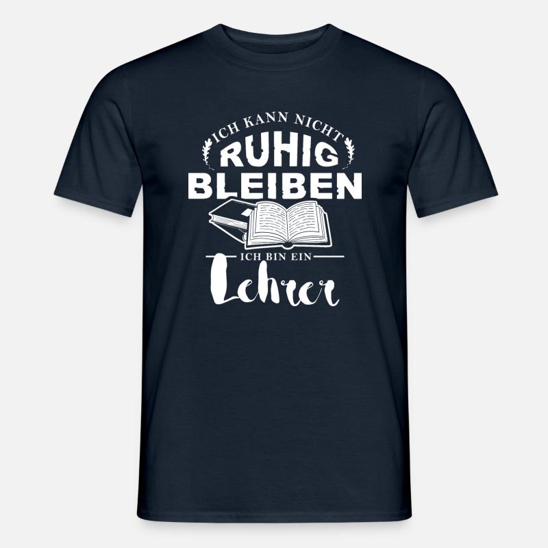 Ich bin ein Lehrer - Männer T-Shirt - Navy