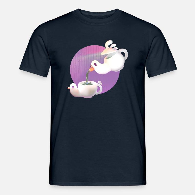 Deepes Teeservice - Männer T-Shirt - Navy