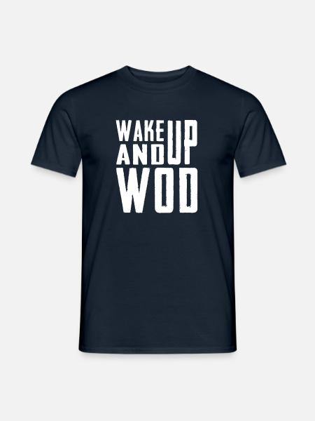Wake Up And WOD - Männer T-Shirt - Navy