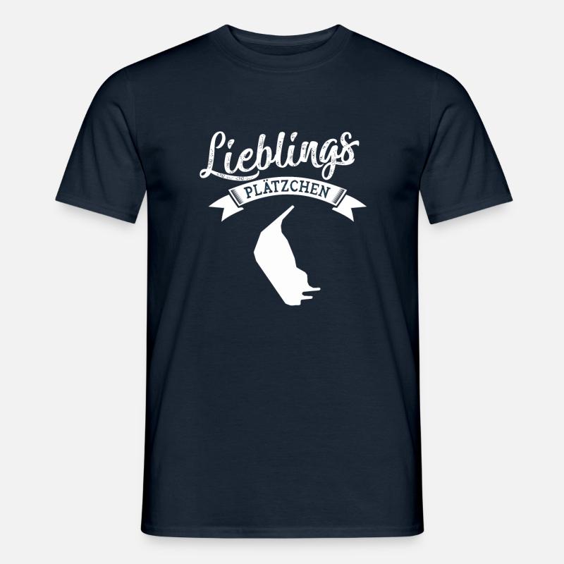 Lieblingsplätzchen Amrum - Männer T-Shirt - Navy
