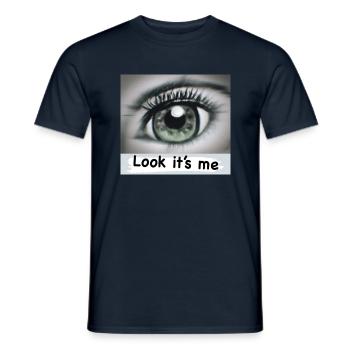 Schau, ich bin's - Männer T-Shirt - Navy - Vorne - AI Model Male 178 light (178cm)