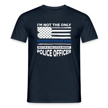 Polizei Polizist Polizeibeamte - Männer T-Shirt - Navy - Vorne - AI Model Male 178 light (178cm)