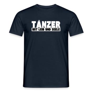 Tänzer mit Leib und Seele - Männer T-Shirt - Navy - Vorne - AI Model Male 178 light (178cm)