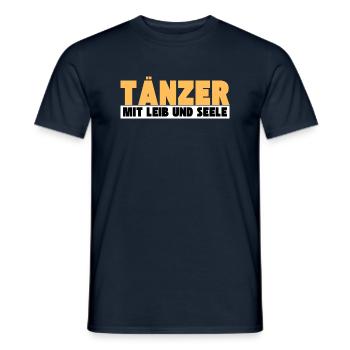 Tänzer mit Leib und Seele - Männer T-Shirt - Navy - Vorne - AI Model Male 178 light (178cm)