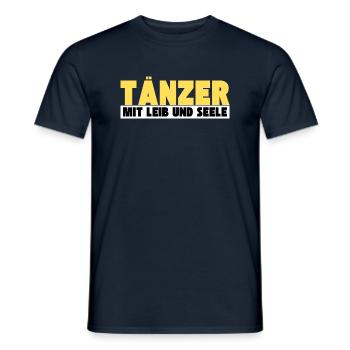 Tänzer mit Leib und Seele - Männer T-Shirt - Navy - Vorne - AI Model Male 178 light (178cm)