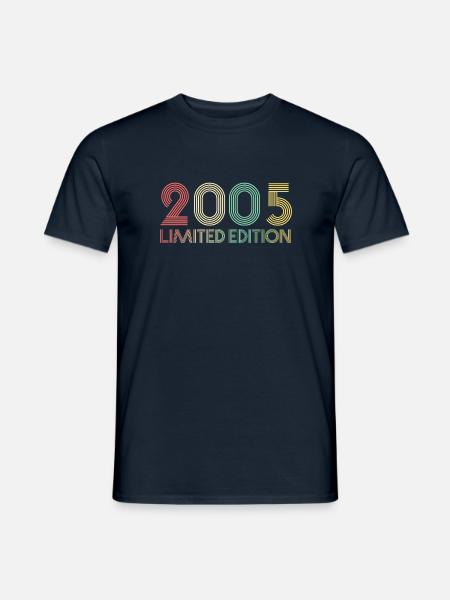 18. Geburtstag 2005 Geschenk Geschenkidee T-Shirt - Männer T-Shirt - Navy