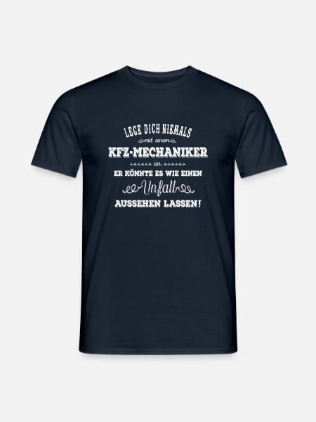 KFZ Mechaniker - white - Männer T-Shirt - Navy