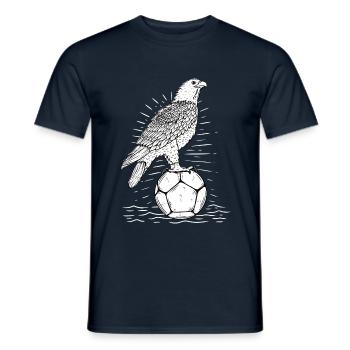 Aigle / football - T-shirt homme - marine - Devant - AI Model Male 178 light (178cm)