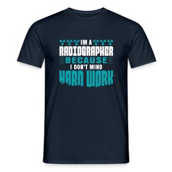 I'm the radiographer I make the rules - Männer T-Shirt - Navy - Vorne - AI Model Male 178 light (178cm)