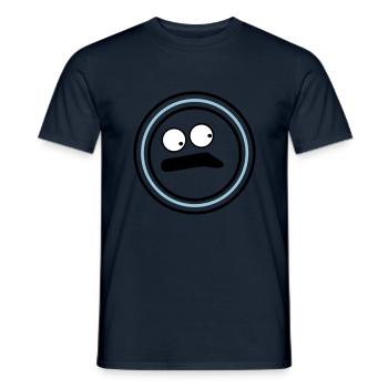 Cute emotional face huh - Men's T-Shirt - navy - Front - AI Model Male 178 light (178cm)