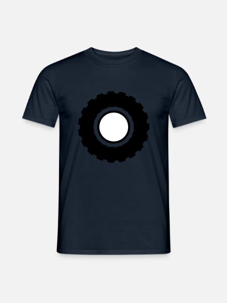 Tractor tire - Men's T-Shirt - navy