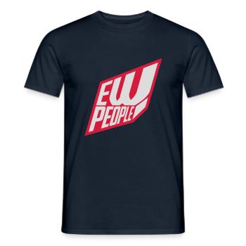 ew people citation drôle - T-shirt homme - marine - Devant - AI Model Male 178 light (178cm)