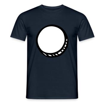 White Hole - T-shirt homme - marine - Devant - AI Model Male 178 light (178cm)