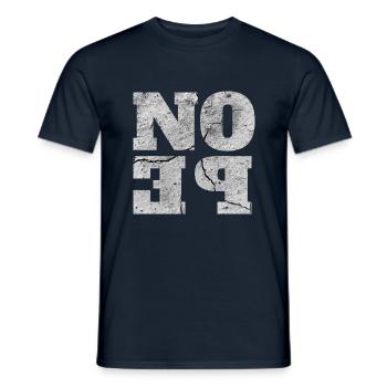 NOPE - sei kein ja-Sager! - Männer T-Shirt - Navy - Vorne - AI Model Male 178 light (178cm)