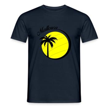 mallorca - Männer T-Shirt - Navy - Vorne - AI Model Male 178 light (178cm)