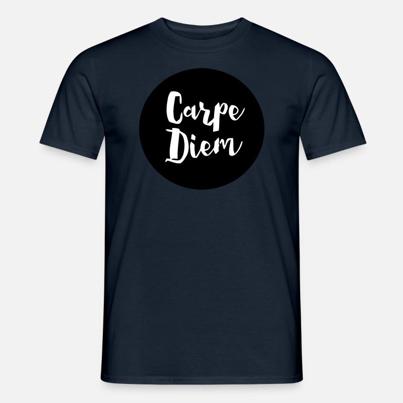 CARPE DIEM - Männer T-Shirt - Navy