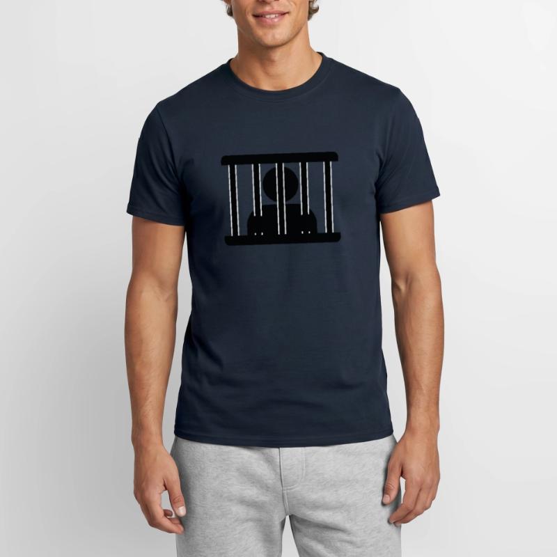 Hinter gittern Männer T-Shirt