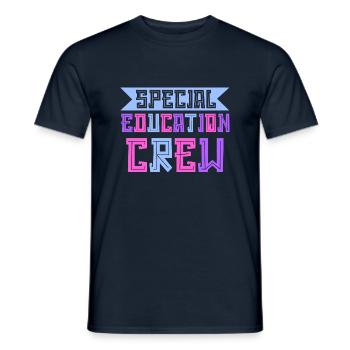 Special education crew - Männer T-Shirt - Navy - Vorne - AI Model Male 178 light (178cm)