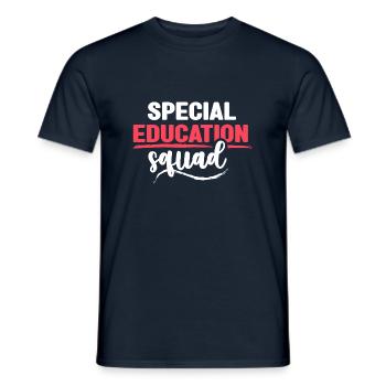 Special education squad - Männer T-Shirt - Navy - Vorne - AI Model Male 178 light (178cm)