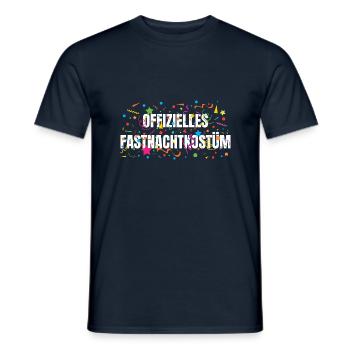 Offizielles Fastnachtkostüm - Männer T-Shirt - Navy - Vorne - AI Model Male 178 light (178cm)