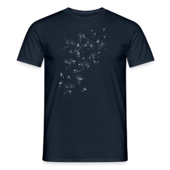 Pissenlit - T-shirt homme - marine - Devant - AI Model Male 178 light (178cm)