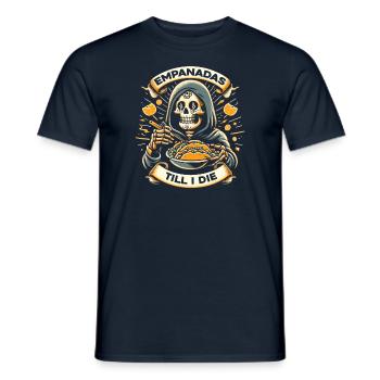 Empanadas - Cadeau parfait pour les gourmets - T-shirt homme - marine - Devant - AI Model Male 178 light (178cm)